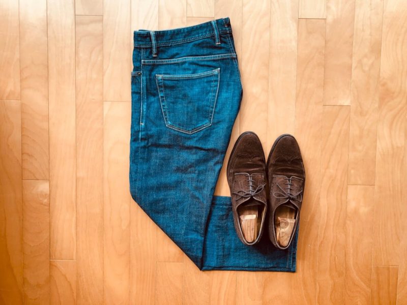 スウェードシューズ コーデ