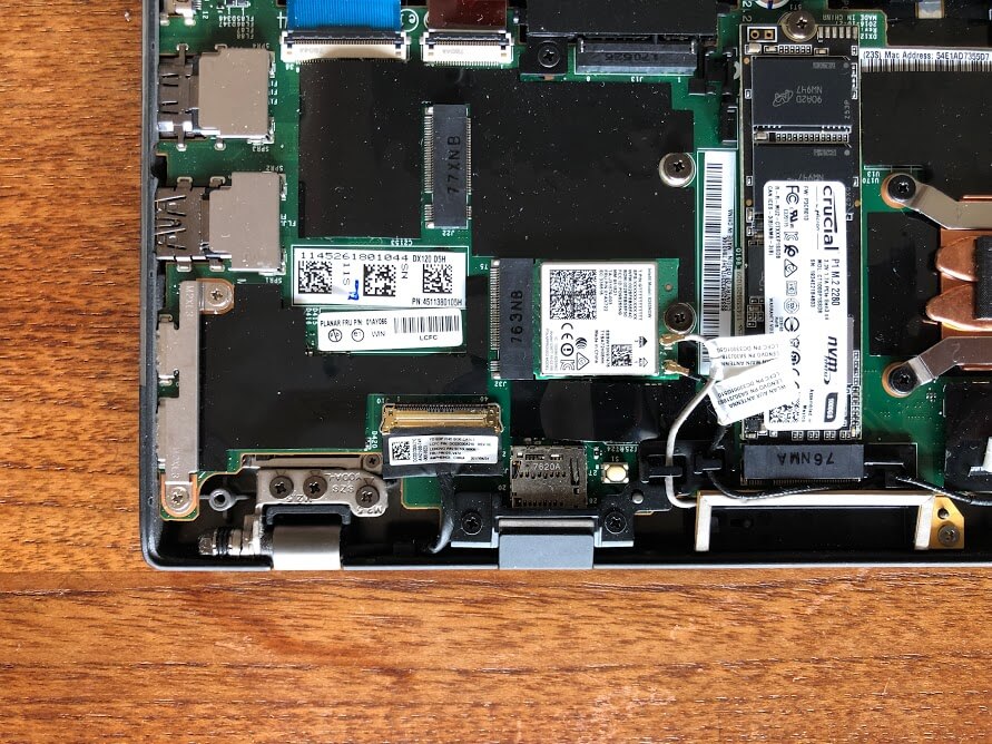 ThinkPad X1のワイヤレスカードをWi-Fi6に交換してみた | おじどきブログ