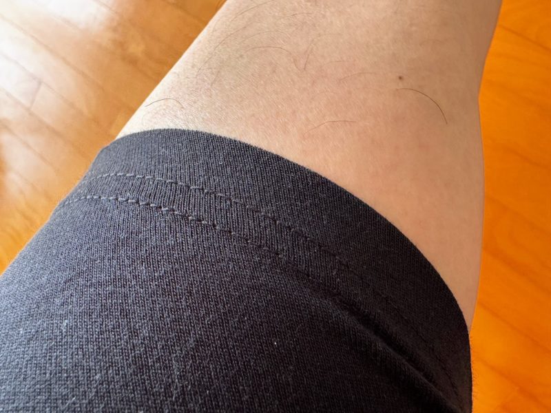 紳士　綿天竺　前閉じボクサーパンツ　サイズ感