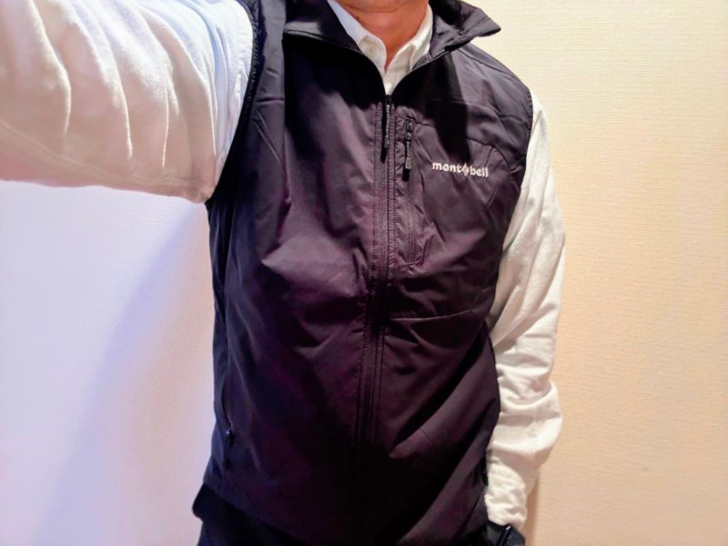 モンベル EXライト サーマラップ ベスト